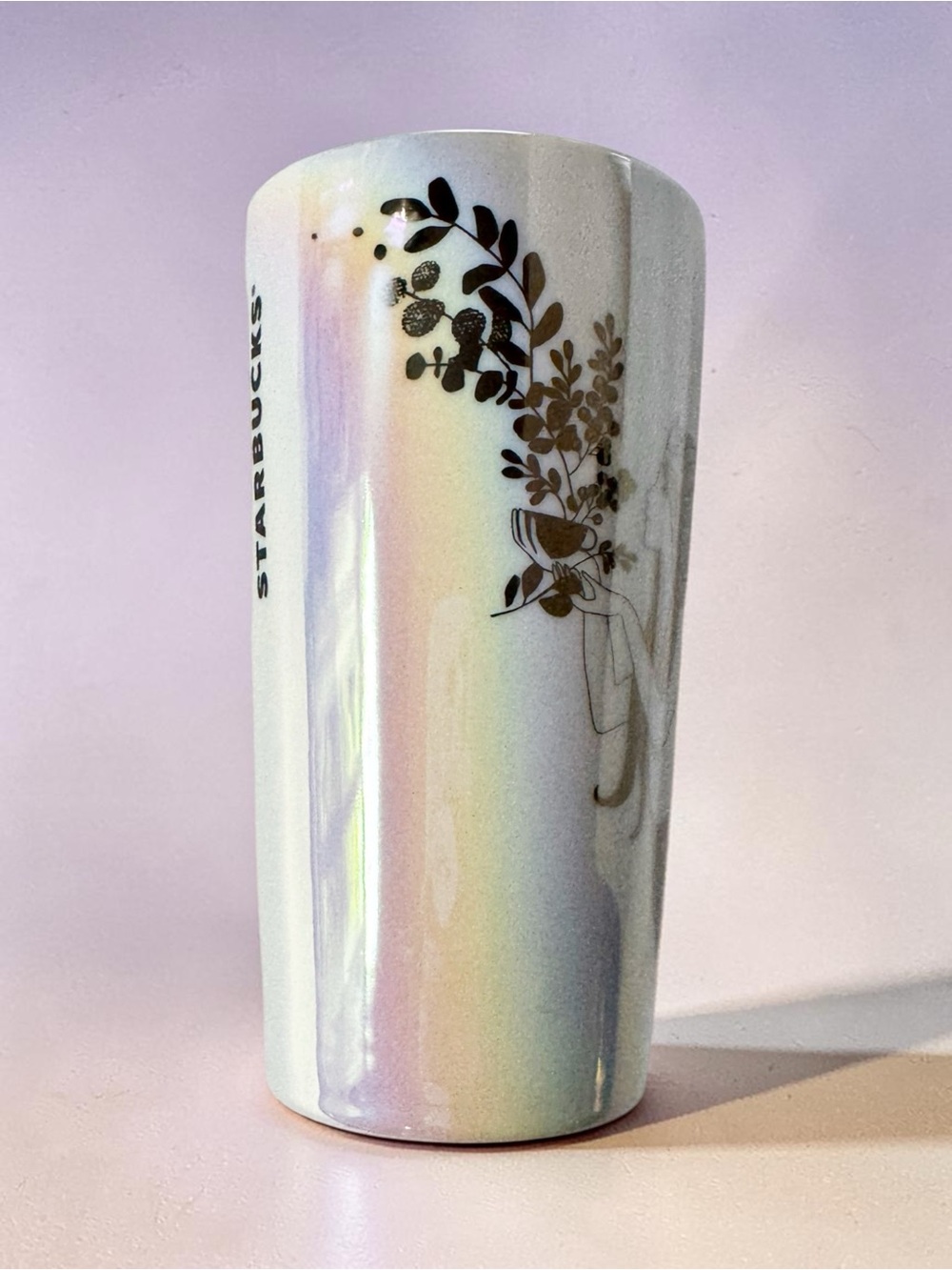 Starbucks 2021 Iridescent Siren 12 Oz. Tumbler With Sip Lid Travel Mug - Picture 2 of 9